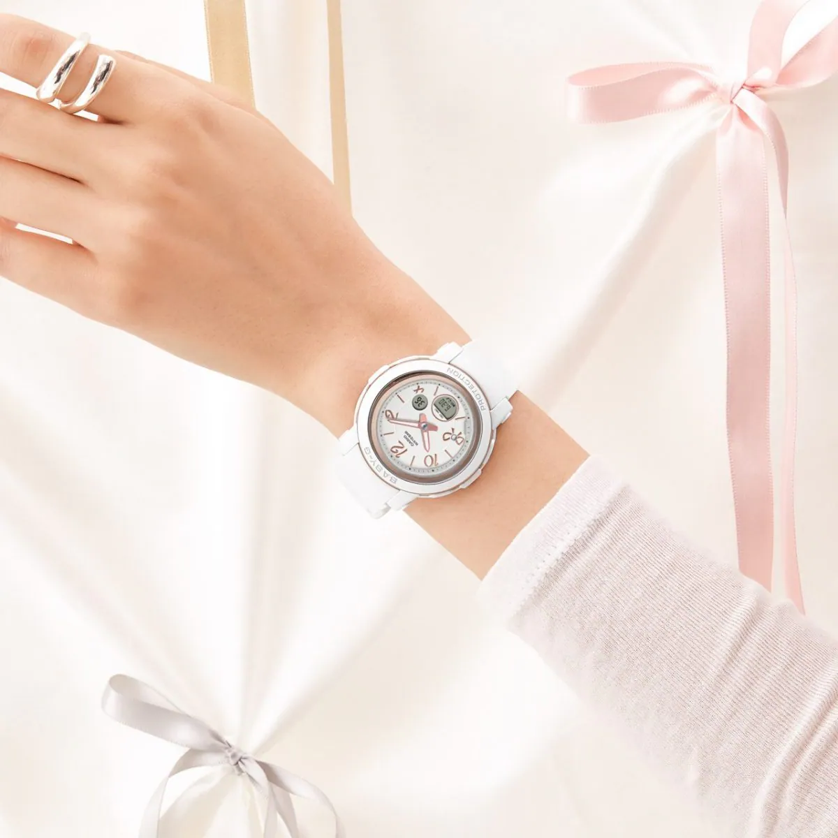 นาฬิกา Casio Baby-G ANALOG-DIGITAL BGA-290RA Ribbon Arabic series รุ่น BGA-290RA-7A ของแท้ รับประกัน1ปี