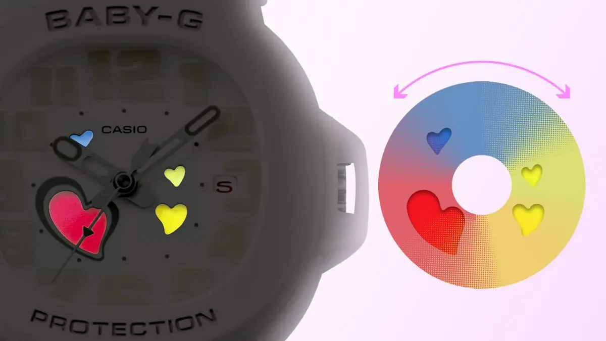 นาฬิกา Casio BABY-G PLAYFUL HEARTS SERIES รุ่น BGA-10-6A ของแท้ รับประกัน1ปี