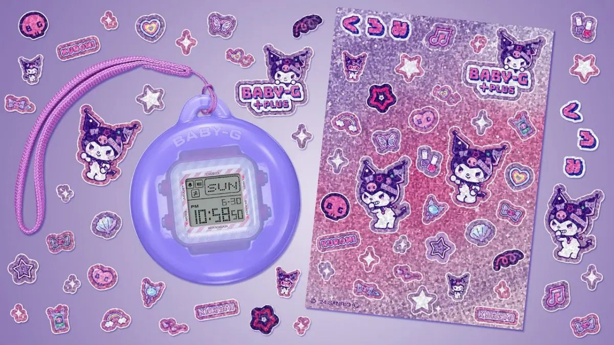 นาฬิกา Casio BABY-G X KUROMI Limited Collaboration model รุ่น BGD-10KKM-1 ของแท้ รับประกัน1ปี