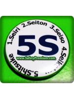 เข็มกลัด กิจกรรม 5ส [ ภาษาอังกฤษ ]