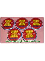 ตัวอย่างเข็มกลัด ASEAN_ KMUTT