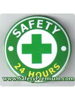 เข็มกลัด SAFETY 24 HOURS