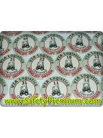 ตัวอย่างเข็มกลัด Forklift Driver 58 mm