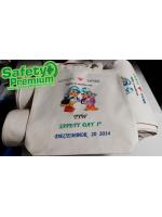 ตัวอย่างถุงผ้า SAFETY DAY พิมพ์ดิจิตอล