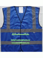 เสื้อกั๊กสะท้อนแสงสีน้ำเงิน