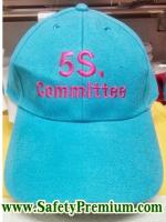 หมวก 5ส Committee แบบปัก