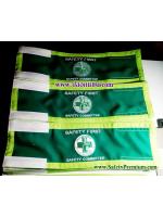 ตัวอย่างปลอกแขน Safety Committee แบบปัก