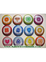 ตัวอย่างเข็มกลัด คณะกรรมการตรวจติดตามและประเมินกิจกรรม 5ส