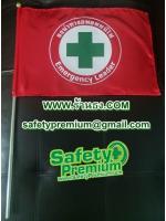 ธงนำทางอพยพหนีไฟ สำหรับซ้อมอพยพหนีไฟประจำปี