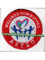 โลโก้ปักเย็บติดเสื้อ Welfare Committee คณะกรรมการสวัสดิการ