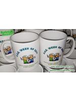 ตัวอย่างแก้ว S.H.E. WEEK สัปดาห์ความปลอดภัย อาชีวอนามัย และสิ่งแวดล้อม