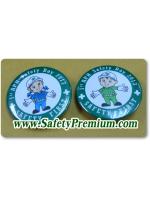 ตัวอย่างเข็มกลัด SAFETY DAY