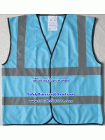 เสื้อกั๊กสะท้อนแสงสีฟ้า