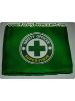 ปลอกแขน SAFETY สกรีนเฟล็กส์ (Image Flex หรือ flex sticker )