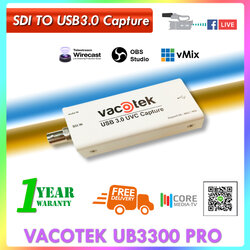 VACOTEK UB3300 PRO SDI External Capture for DSLR Facebooklive support vMix/wirecast/OBS