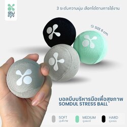 ลูกบอลบีบมือ Stress Ball ลูกบอลบริหารมือ ฝึกกล้ามเนื้อมือและนิ้ว