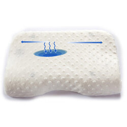 หมอนเด็ก Memory foam ทรงรับต้นคอ