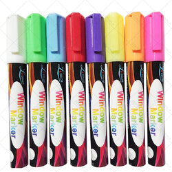 ปากกามาร์กเกอร์ เขียน กระจก กระดานดำ set 8 สี