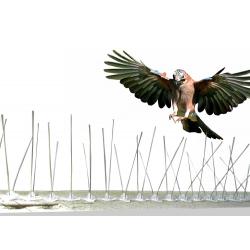 หนามกันนกเกาะแบบเส้น ฐาน (plastic)