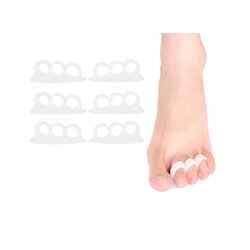 ซิลิโคนจัดระเบียบนิ้วเท้าไม่ให้ซ้อนหรือติดกัน (x3คู่)