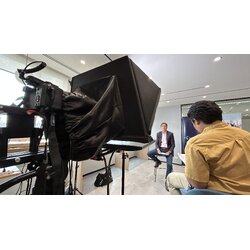 Coremedia ขอบคุณที่ไว้วางใจ StudioPrompter 20" สำหรับการบันทึกเทปผู้บริหาร ณ อาคารเอ็กเชน ทาวเวอร์!