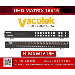 MXW1616H UHD MATRIX 16X16 With Scaling 4K to HD
