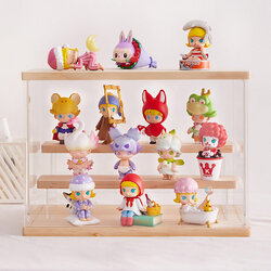 ชั้นวางโมเดล ฐานไม้