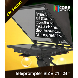 Broadcast Studio Teleprompter EM Series brightness 1,000 cd/m2 ตัวช่วยในการถ่ายทำ สำหรับคนชอบลืมสคริป