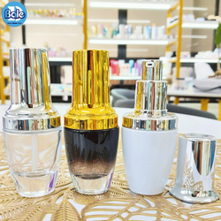 c010 15ml. ขวดแก้วทรงโอ่งผอม