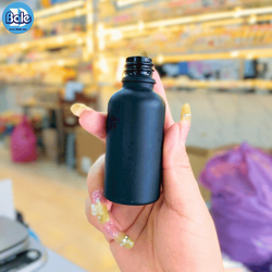 jyblf 30ml. ขวดแก้วอโรมา สีดำขุ่น