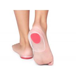 ซิลิโคนถนอมส้นเท้า มีจุดแดงตรงกลาง
