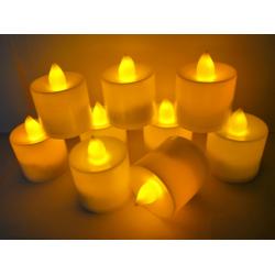 เทียนไฟฟ้าสีส้มขนาดจิ๋ว