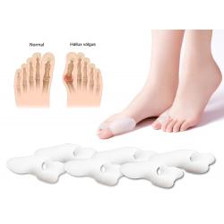 ซิลิโคนคั่นนิ้วเท้า (นิ้วโป้ง/นิ้วชี้) (x3 คู่)