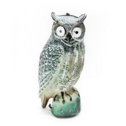 หุ่นนกฮูกยักษ์ eye blinking ตั้งวาง สำหรับไล่นก