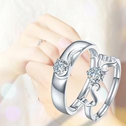 แหวนคู่รัก ลายหงส์ silver 92.5 GQL006 (1คู่)