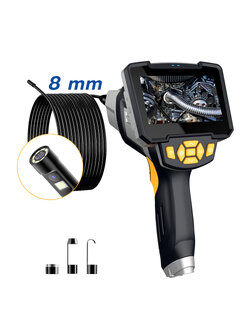 กล้องงู 2 เลนส์ HD มีจอ 4.3 นิ้ว (8มิลลิเมตร) รุ่น SN07