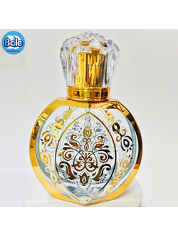 jpf185 50ml. ขวดแก้วน้ำหอมลวดลาย