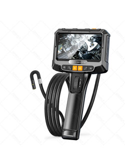 กล้องงู มีจอ 2เลนส์ บังคับกล้องได้ 360 องศา 8.5 มิลิเมตร ยาว 1เมตร รุ่น SN-05