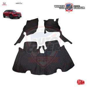 พรมรถยนต์ 6D รถ HONDA ALL NEW HRV ปี 2022-2026 ชุดภายในห้องโดยสาร จำนวน 3 ชิ้น