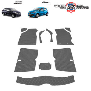 พรมปูพื้นรถยนต์ พรมกระดุม รถ HONDA BRIO 5 DOOR ชุดภายในห้องโดยสาร จำนวน 10 ชิ้น