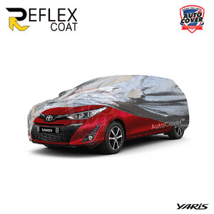 ผ้าคลุมรถเข้ารูป 100% รถ TOYOTA YARIS 5 DOOR HATCHBACK ปี 2018-2020 รุ่น REFLEX COAT