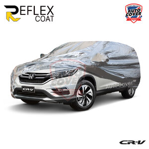 ผ้าคลุมรถเข้ารูป 100% รถ HONDA CRV Gen 5 ปี 2017-2021 ผ้าคลุมกันแดด กันไอร้อน กันน้ำ รุ่น REFLEX COAT