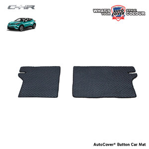 พรมกระดุมหลังเบาะพนักพิงด้านหลัง รถ TOYOTA CHR ปี 2018-2022 จำนวน 2 ชิ้น