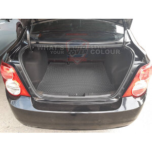 พรมท้ายรถ CHEVROLET SONIC รุ่น 4 ประตู ปี 2010-2017 พรมกระดุมแผ่นท้ายสัมภาระจำนวน 1 แผ่น