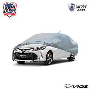 ผ้าคลุมรถยนต์เข้ารูป รถ TOYOTA VIOS ปี 2014-2021 ผ้าคลุมรถรุ่น SILVER COAT