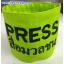 ปลอกแขน PRESS-สื่อมวลชน สีเขียวมะนาว