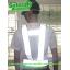 เสื้อสะท้อนแสงแบบสายคาด PVC สะท้อนแสงสีขาว