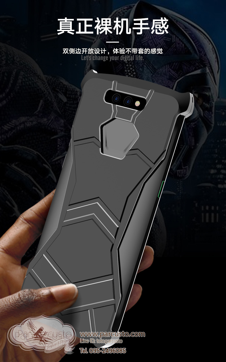 เคสโลหะ Xiaomi Black Shark [Black Panther Design] จาก Callrun [Pre-order]