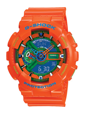 นาฬิกา คาสิโอ Casio G-Shock Limited Hyper Color รุ่น GA-110A-4 ( ส้ม ไฮเปอร์) หายาก