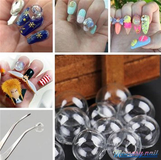 โดมลูกแก้ว,ลูกแก้วติดเล็บ,ลูกแก้วแต่งเล็บ,ลูกแก้วเจล,Crystal ball,Crystal ball nail,Crystal Ball gel,glas Crystal Ball